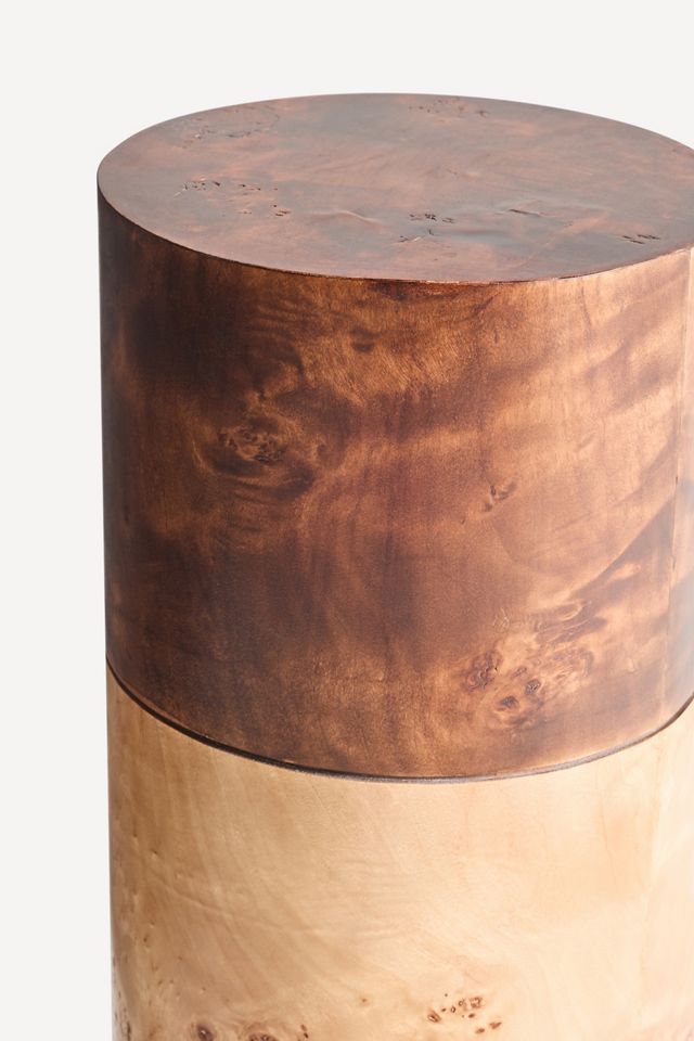 Holland Burl Wood Plinth #1