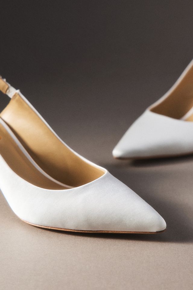 Harlo Nina Pearl Embellished Slingback Heels #2