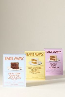 Bake Away Signature Cake Mixes, Set of 3
