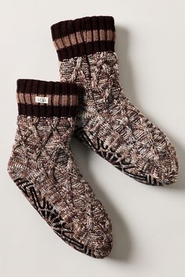 UGG® Deedee Fleece Lined Crew Gripper Socks