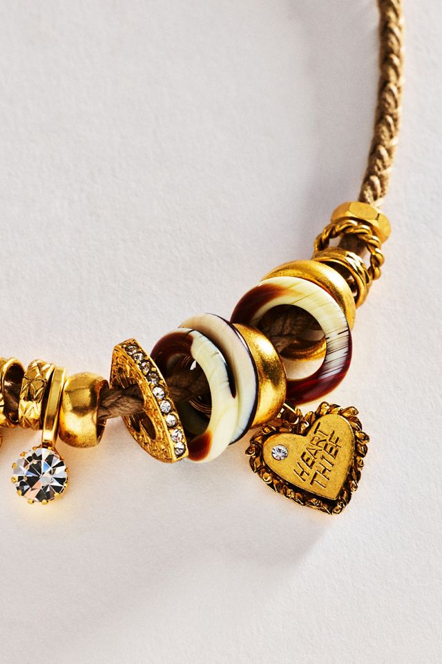 Elizabeth Cole Cosmic Love Charm Necklace #1