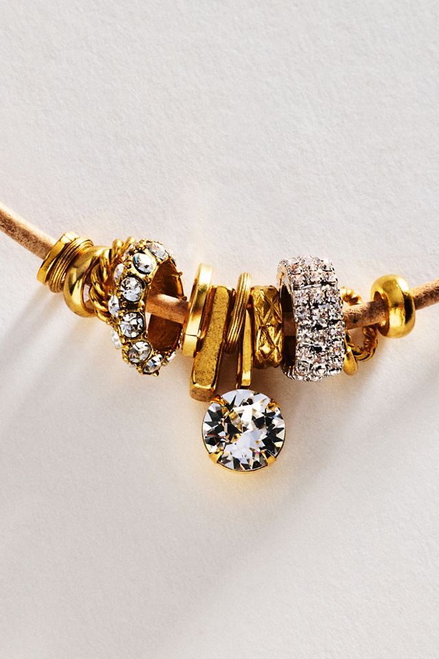 Elizabeth Cole Desta Charm Necklace #1