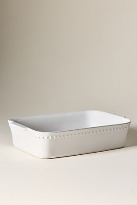 Costa Nova Large Pearl Stoneware Rectangular Baker