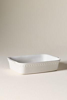 Costa Nova Small Pearl Stoneware Rectangular Baker