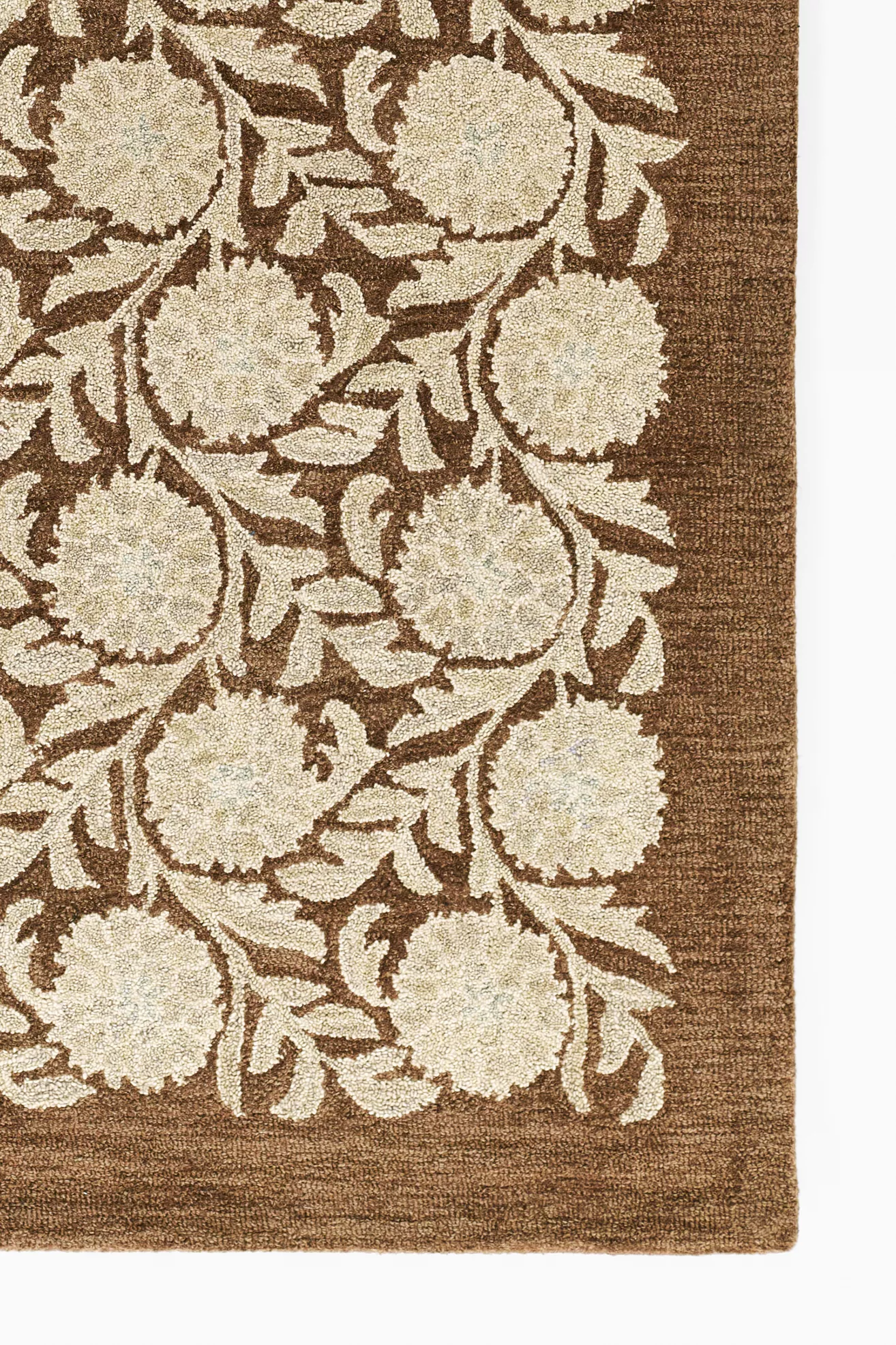 Oxford Floral Tufted Wool Rug - thumbnail 2