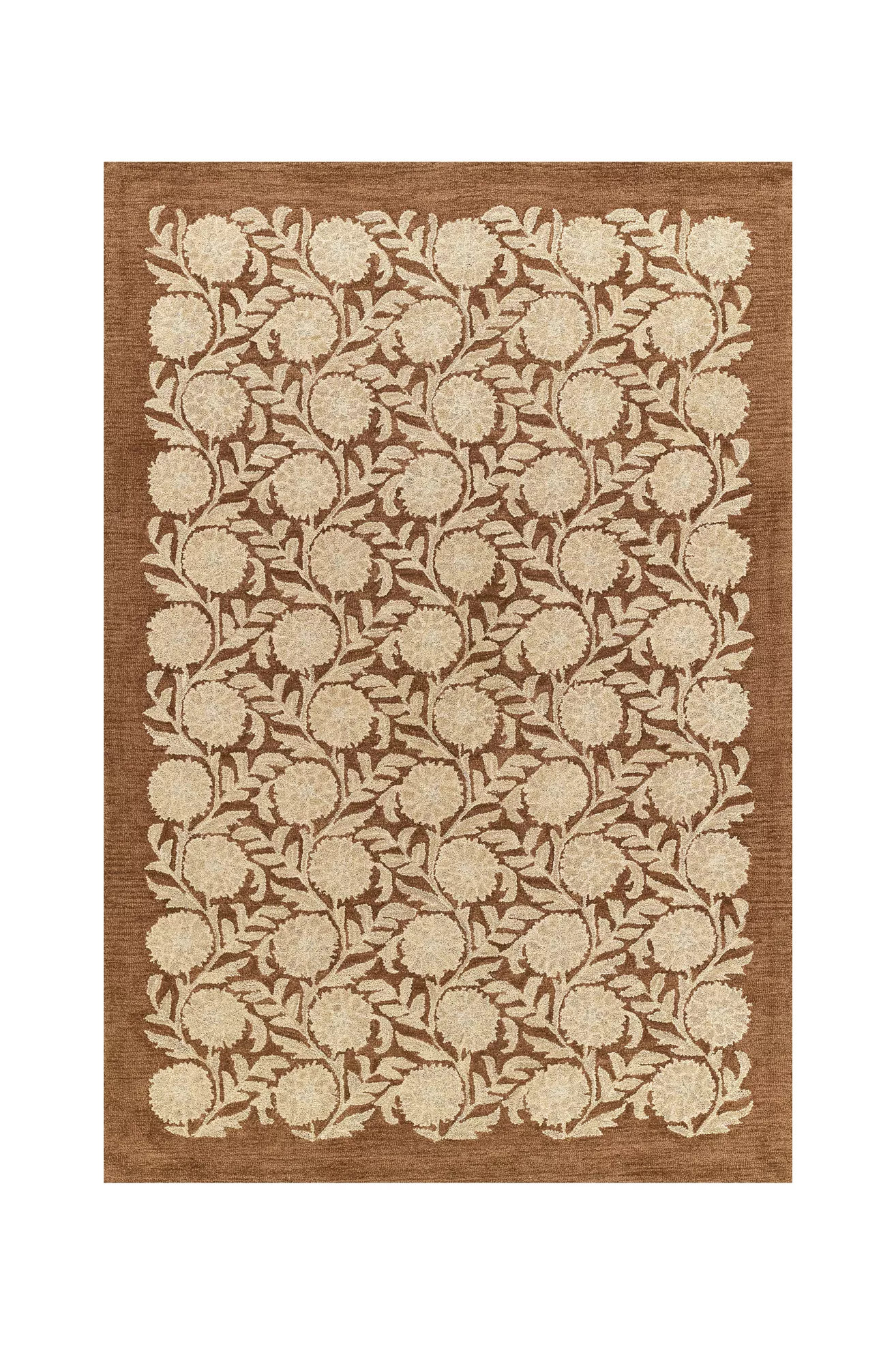 Oxford Floral Tufted Wool Rug