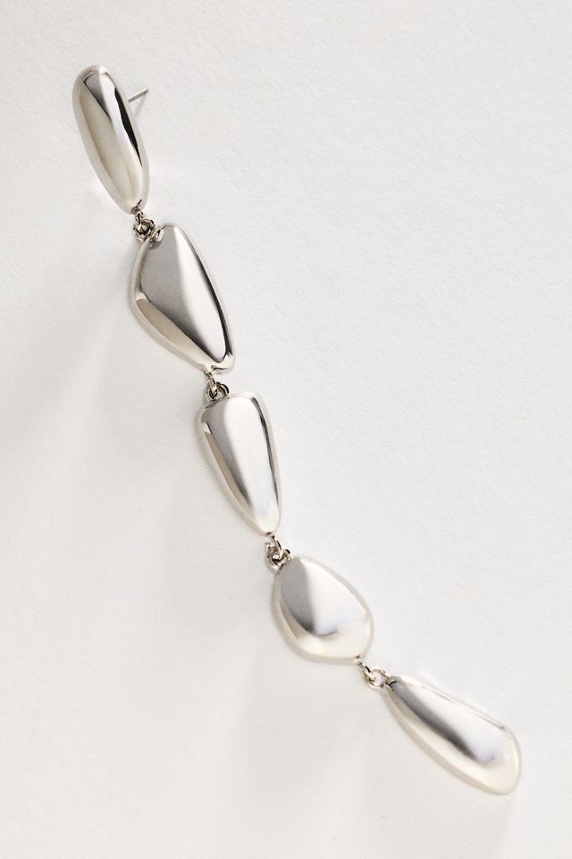 By Anthropologie Metal Drop Earrings #1