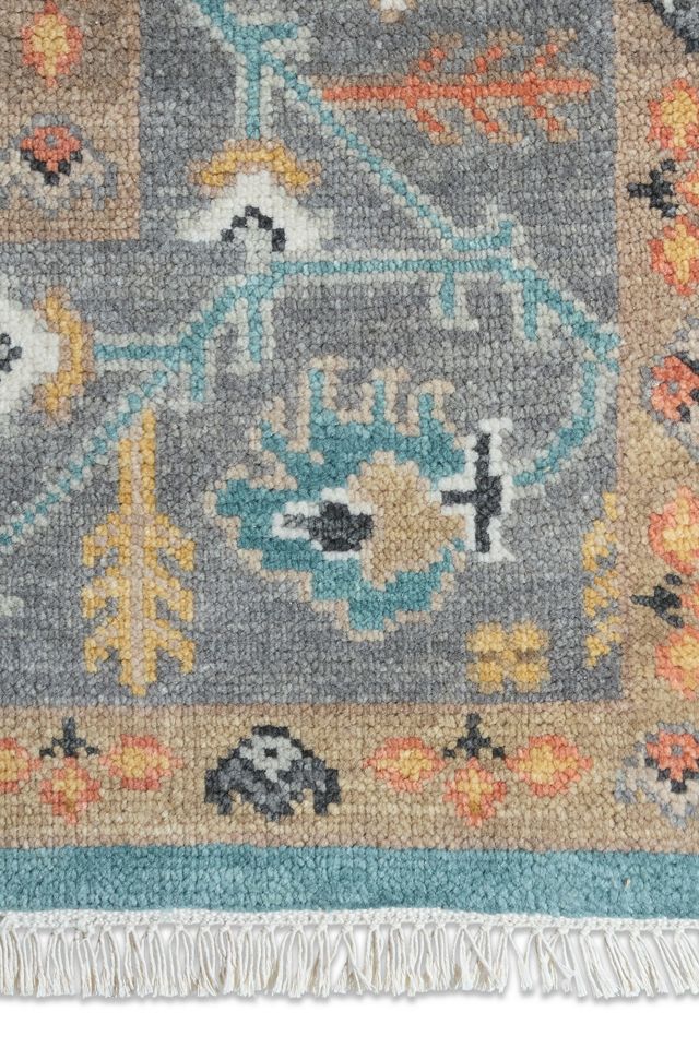 Eryn Persian-Inspired Hand-Knotted Wool Rug #1