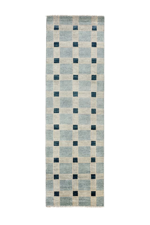 Lynn Geometric Hand-Knotted Wool Rug #2