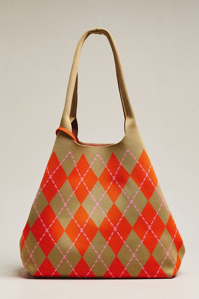 Shiraleah Robbie Argyle Tote Bag #1