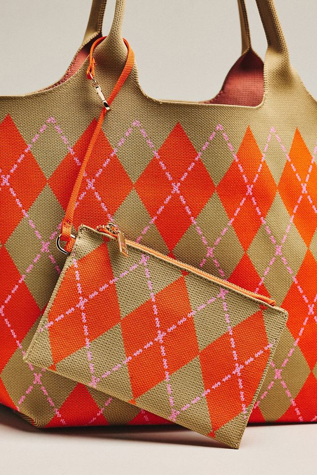 Shiraleah Robbie Argyle Tote Bag #2