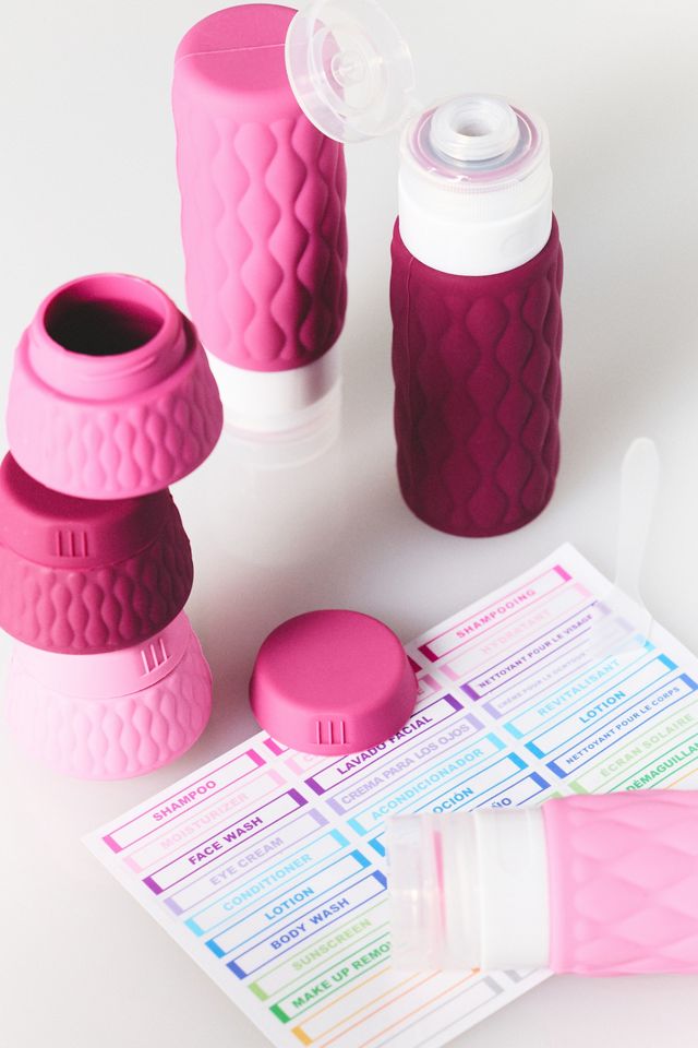 Miamica 8-Piece Silicone Bottle & Jar Set | Anthropologie
