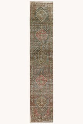 District Loom Vintage Persian Karaja Runner Rug