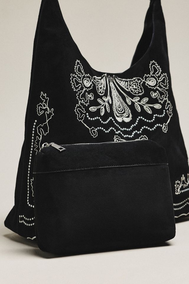 Melie Bianco Eunice Faux Suede Hobo Bag #2