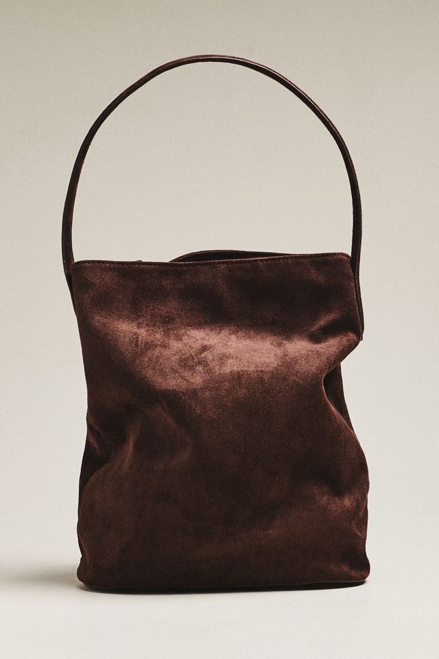 Aota The Savannah Faux Suede Bucket Bag #1