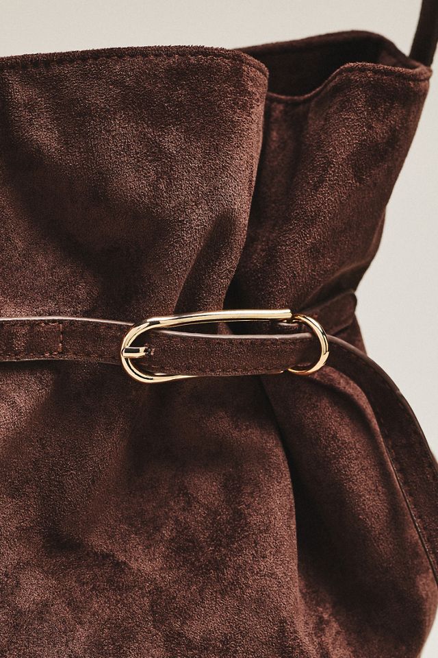 Aota The Savannah Faux Suede Bucket Bag #2