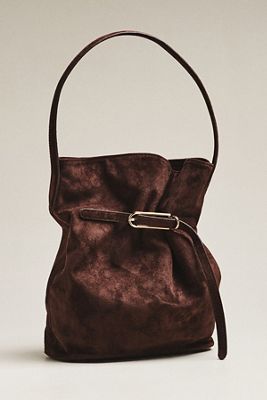 Aota The Savannah Faux Suede Bucket Bag