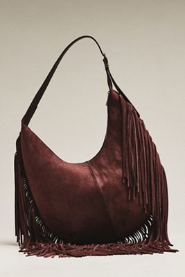 Aota The Sedona Faux Suede Fringed Bag
