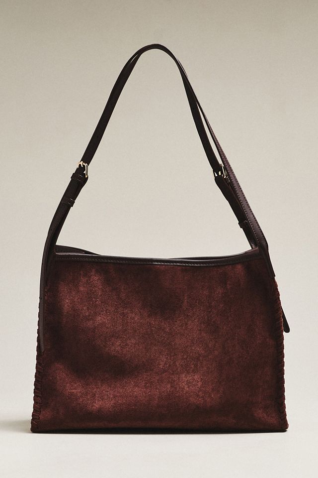 Aota The Sienna Slouchy Faux Suede Tote Bag #1