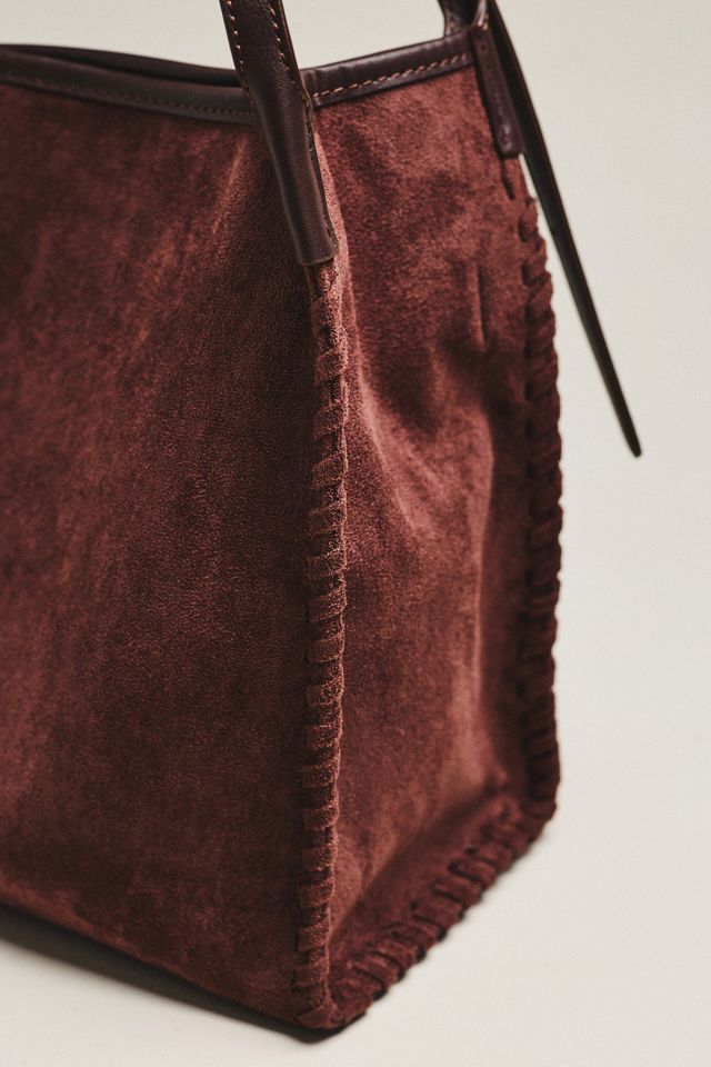 Aota The Sienna Slouchy Faux Suede Tote Bag #2
