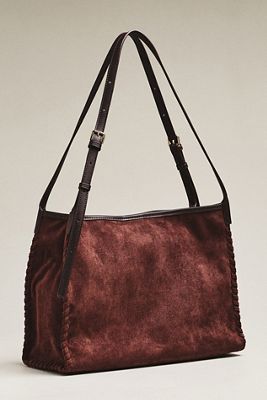 Aota The Sienna Slouchy Faux Suede Tote Bag