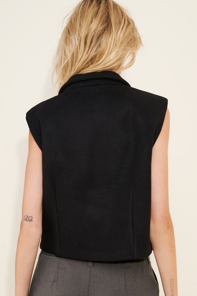 Line + Dot Stockholm Overlap Crop Vest #1