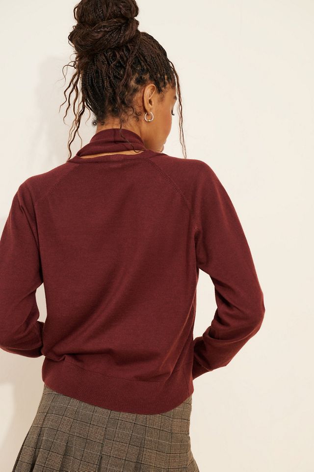 ASTR the Label Silvana Scarf Sweater #1