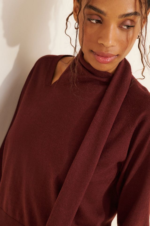 ASTR the Label Silvana Scarf Sweater #2