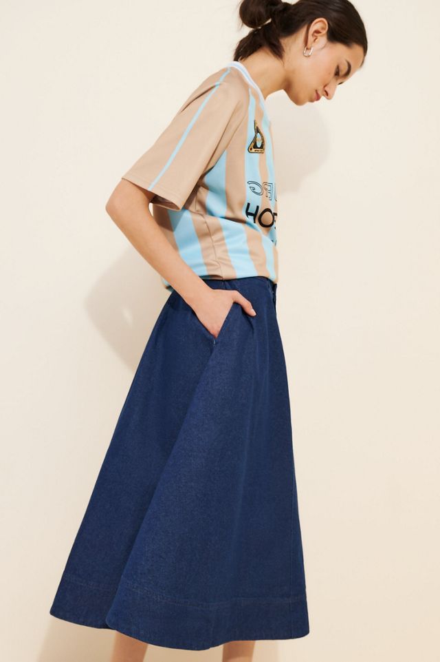 Barbour Maia Denim Midi Skirt #2