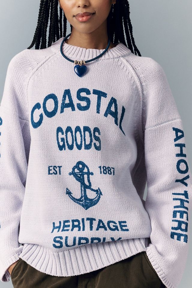 Pilcro Graphic Printed Crew-Neck Sweater #2