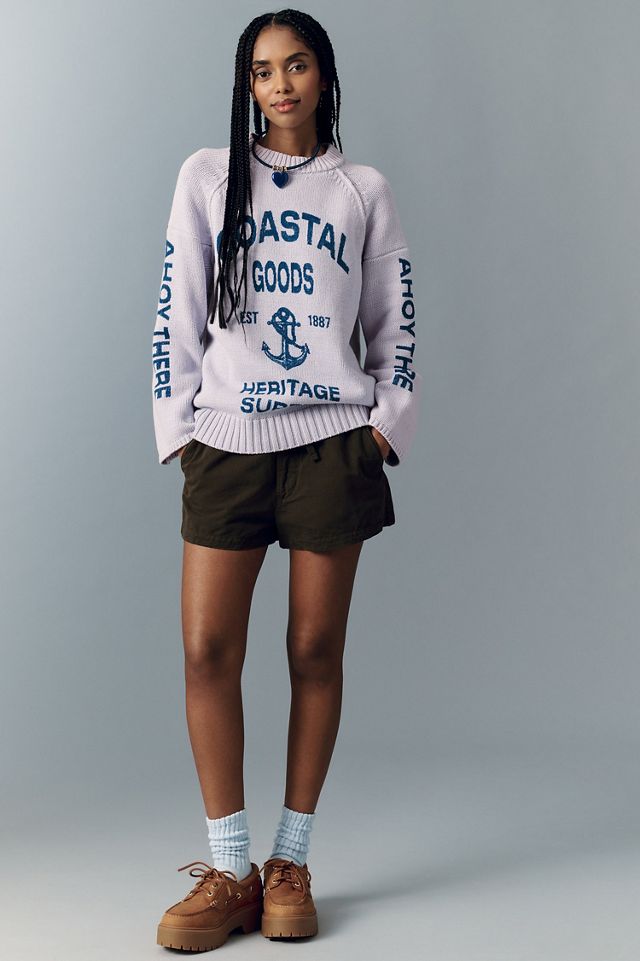 Pilcro Graphic Printed Crew-Neck Sweater #3