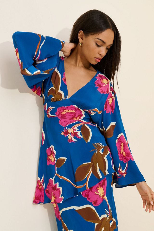 Atsu Bell Sleeve Tiered Maxi Dress #2