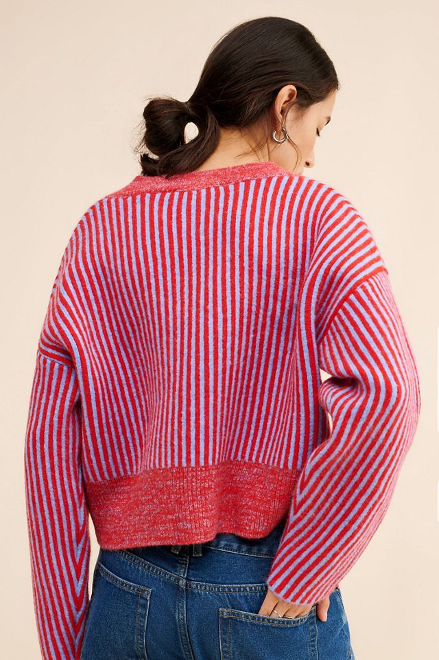 FRENCHMAUVE Zenya Wool Blend Pullover Sweater #1