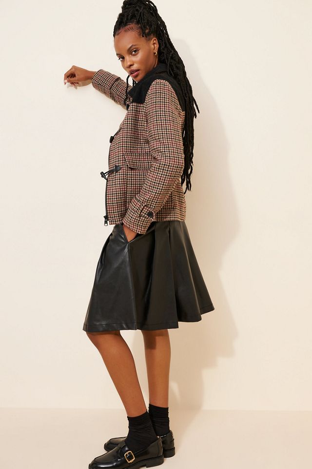 NVLT Houndstooth Toggle Jacket #3