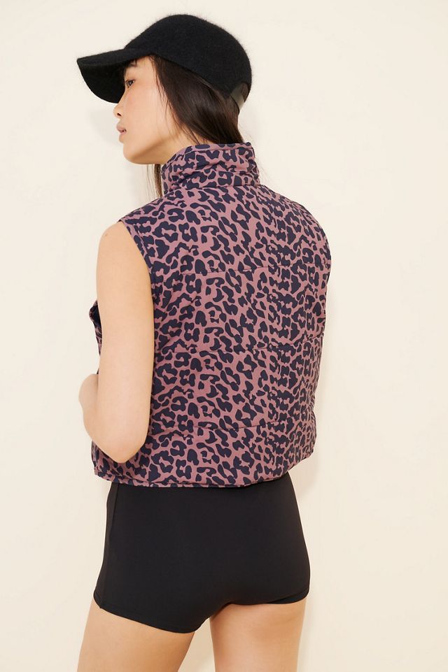 Year Of Ours Animal Printed Puffer Vest #1
