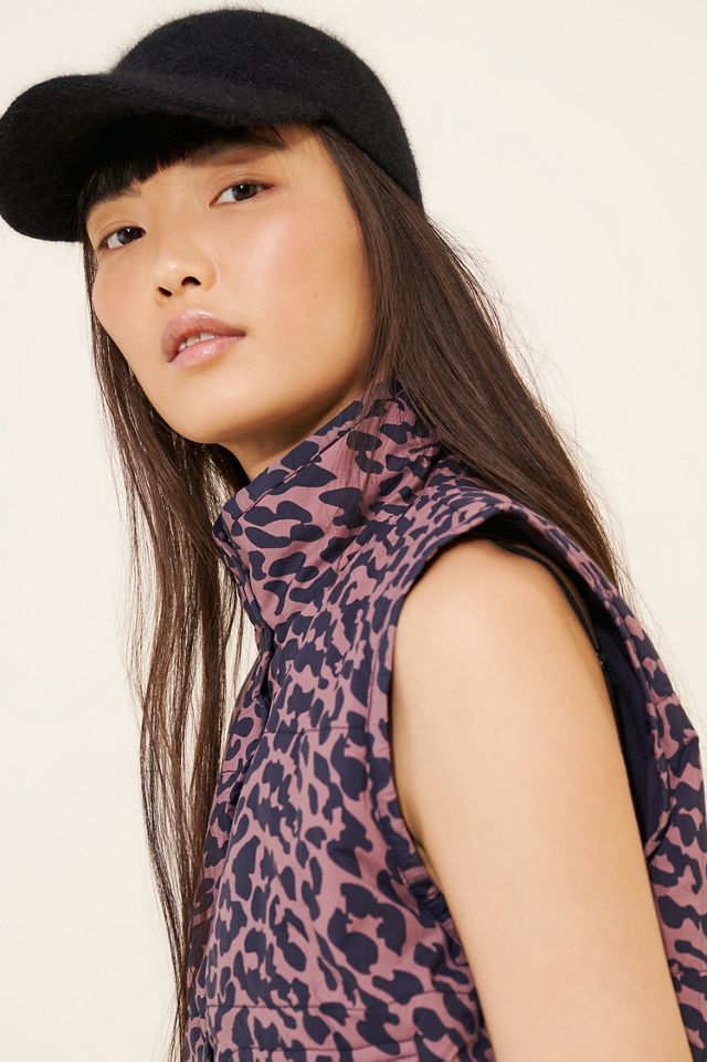 Year Of Ours Animal Printed Puffer Vest #2