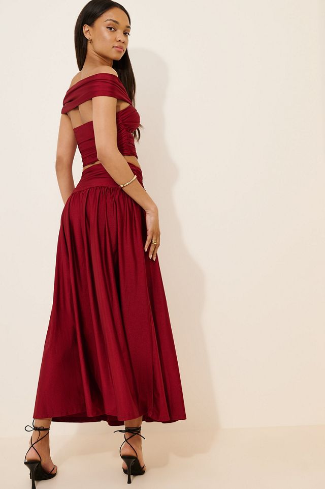 Runaway The Label Nivali Drop Waist Maxi Skirt #1