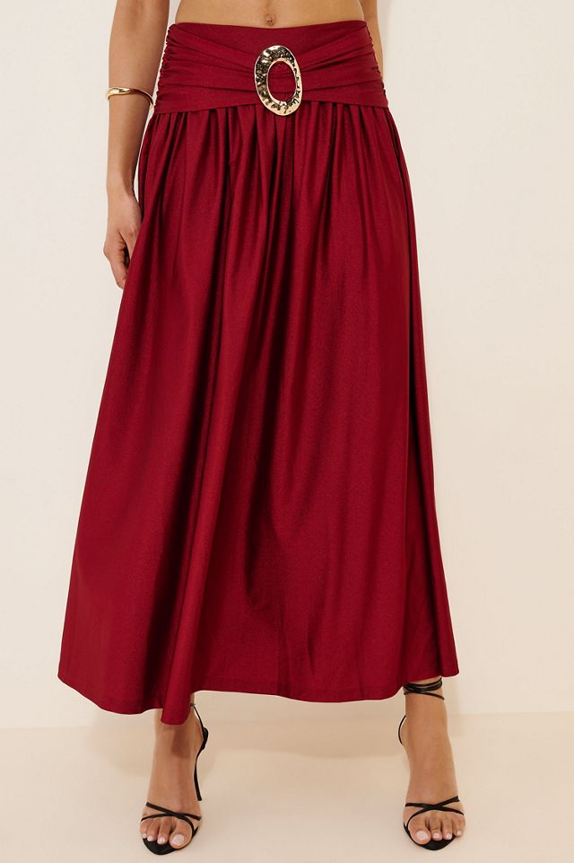 Runaway The Label Nivali Drop Waist Maxi Skirt #2