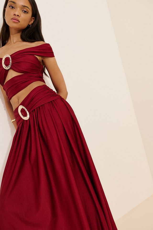 Runaway The Label Nivali Drop Waist Maxi Skirt #3