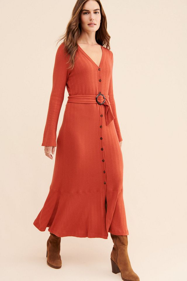 Elsa Ribbed Maxi Dress #1