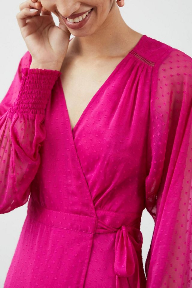 Let Me Be Lace Wrap Mini Dress #2