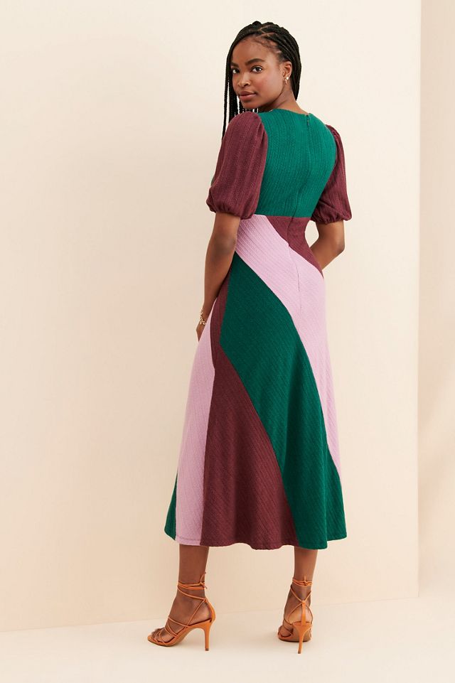 Hutch Colorblock Rib Knit Dress #1