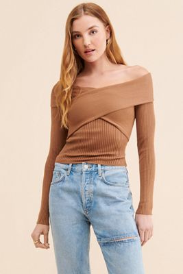 ASTR the Label Zayla Off-The-Shoulder Sweater