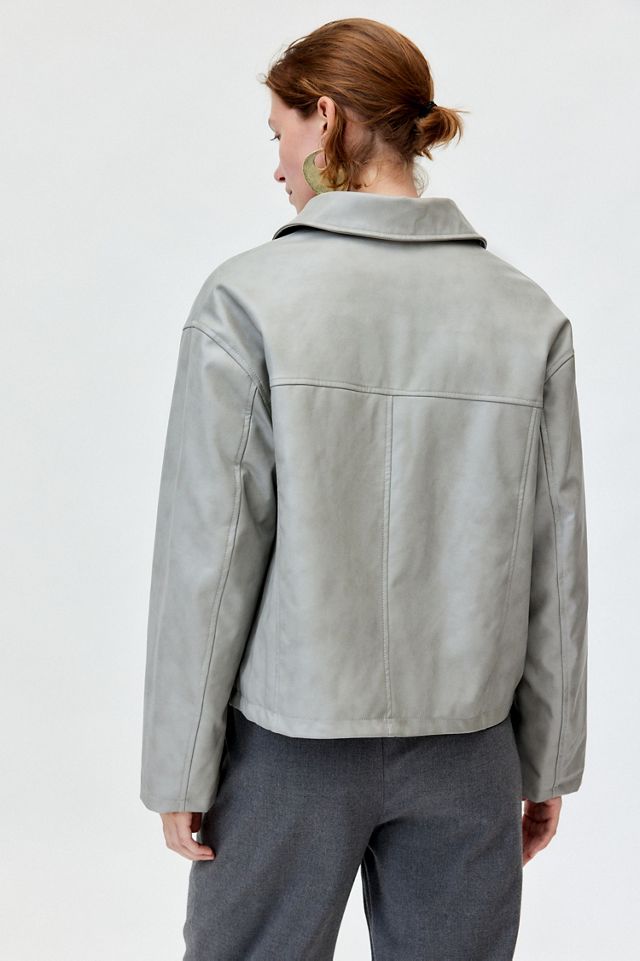 BDG Sasha Vegan Leather Car Jacket #1