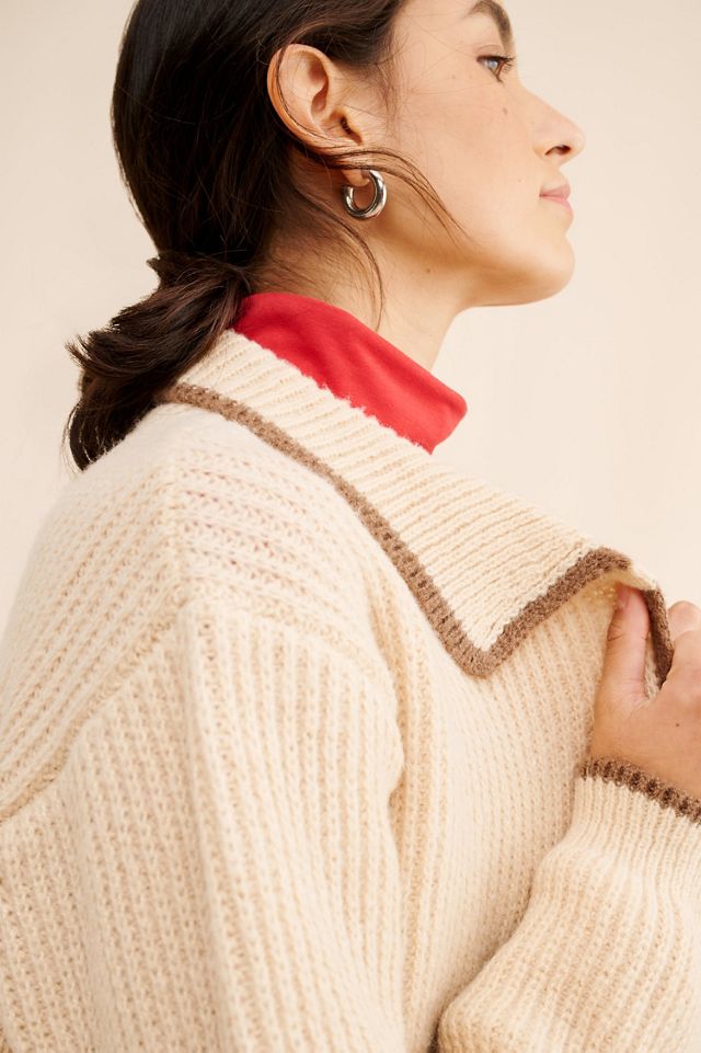 Little Lies Francesca Collared Cardigan Sweater #2