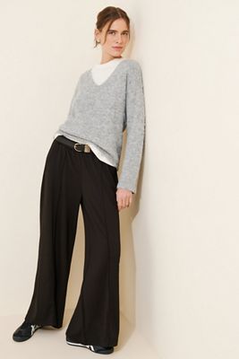 Universal Standard Pam Pintuck Wide-Leg Pants