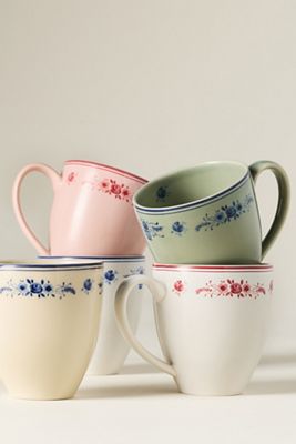Costa Nova Vila Stoneware Mug, Set of 4