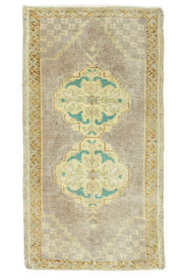 Vintage Turkish Mini Rug No. 795 | Anthropologie