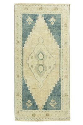 Vintage Turkish Mini Rug No. 799