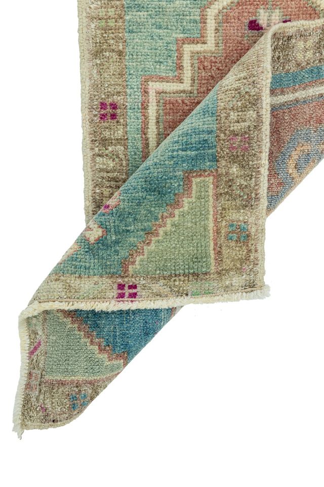 Vintage Turkish Mini Rug No. 807 #3